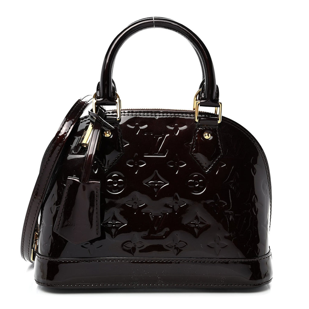 Louis Vuitton Vernis Alma BB Amarante