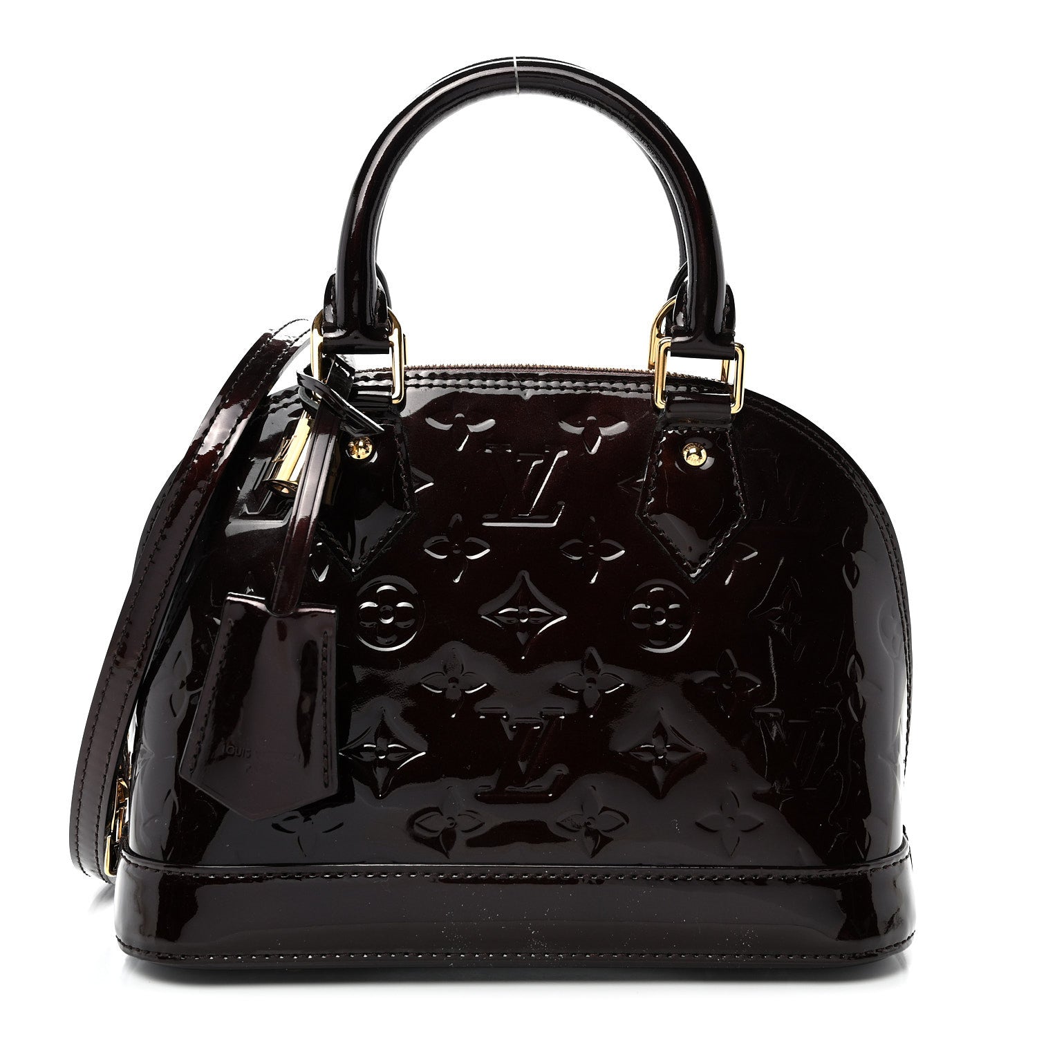Louis Vuitton Vernis Alma BB Amarante