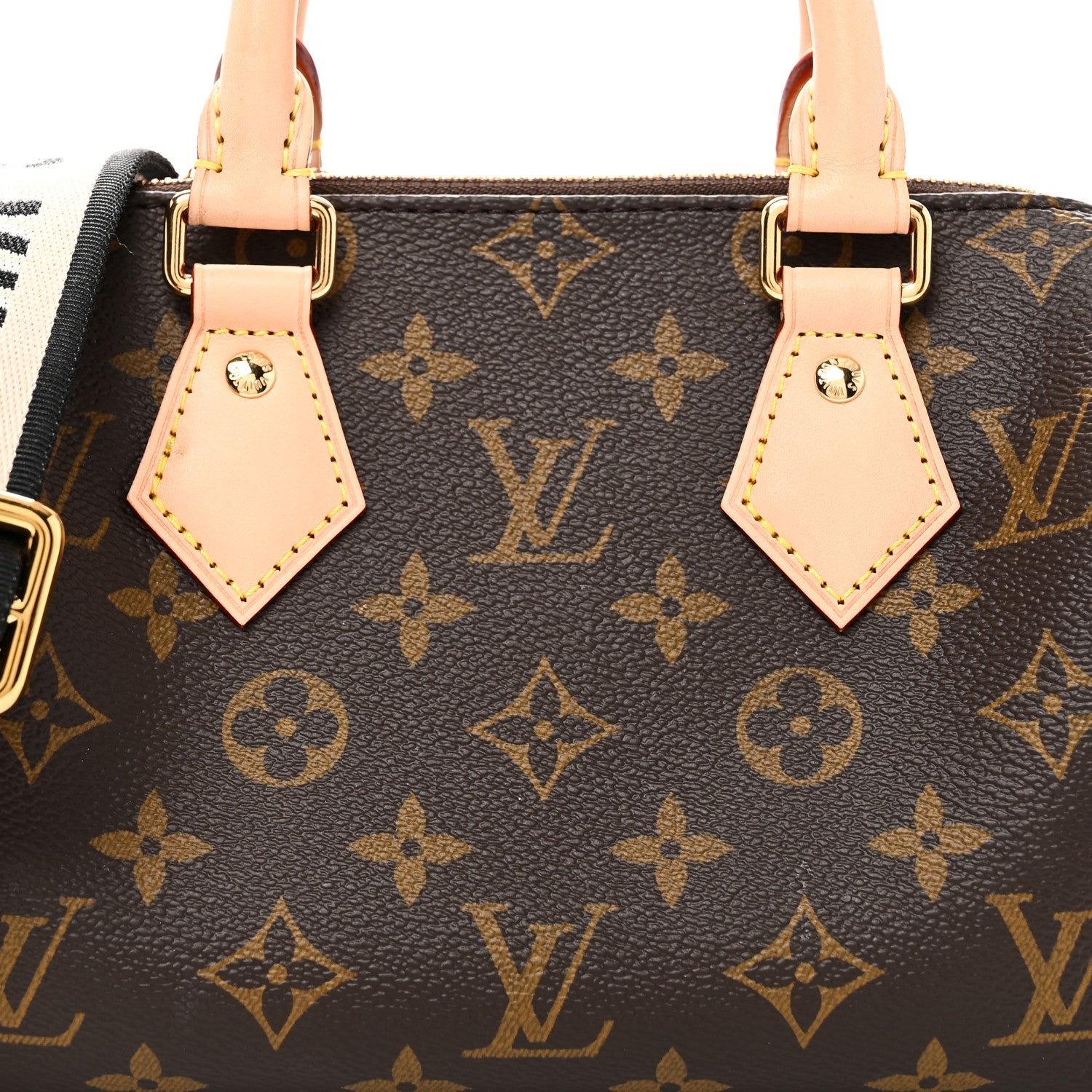 Louis Vuitton Monogram Speedy Bandouliere 20 Black