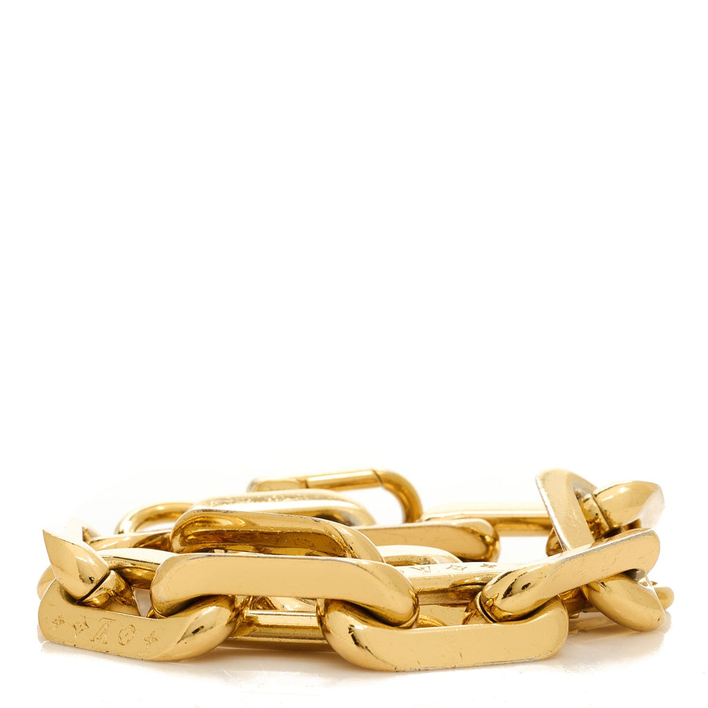 Louis Vuitton Metal Coussin Chain Strap Gold