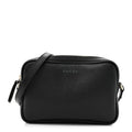 Gucci Pebbled Calfskin Shoulder Bag  Black