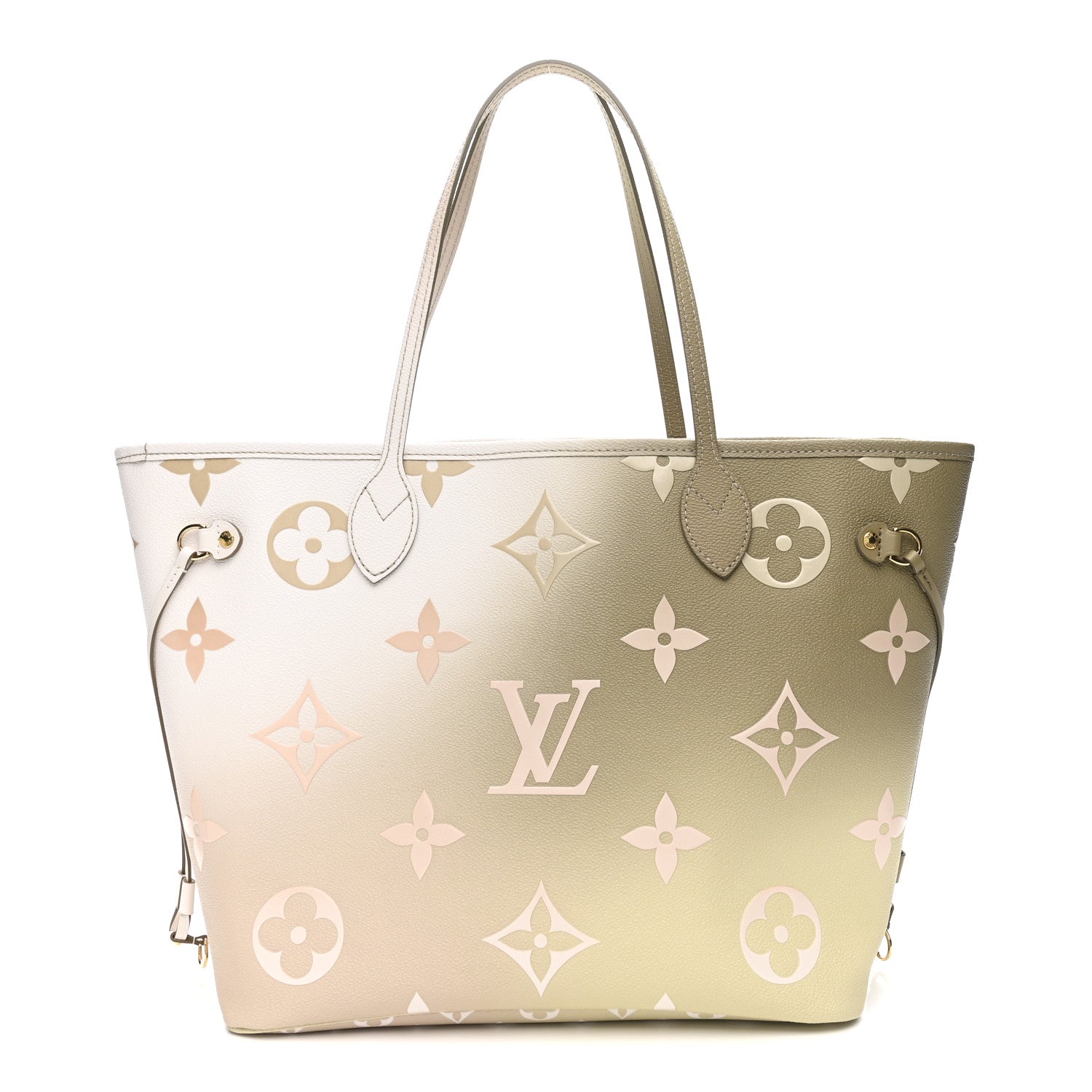 Louis Vuitton Monogram Giant Spring In The City Neverfull MM Sunset Kaki