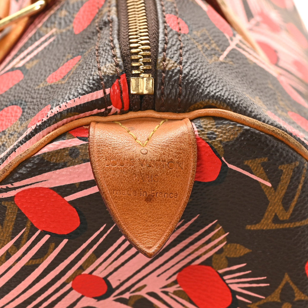 Louis Vuitton Monogram Jungle Dots Speedy 30 Sugar Pink Poppy