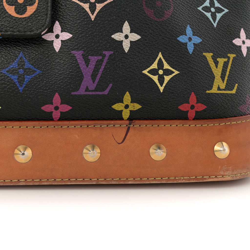 Louis Vuitton Monogram Multicolor Alma GM Black