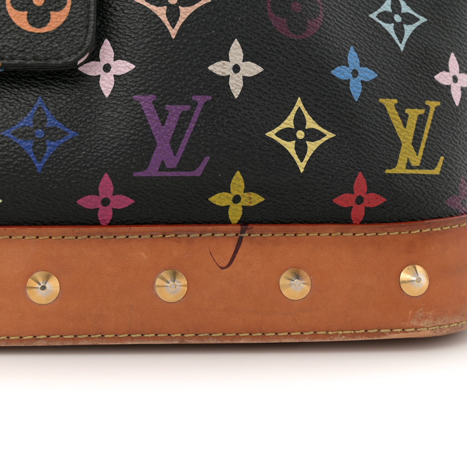 Louis Vuitton Monogram Multicolor Alma GM Black