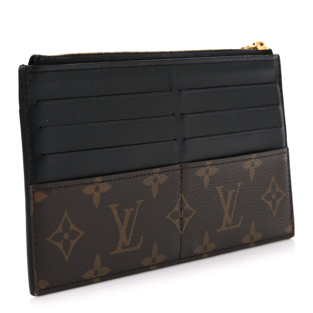 Louis Vuitton Monogram Slim Purse Black