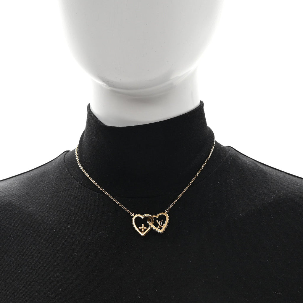 Louis Vuitton My LV Love Heart Necklace