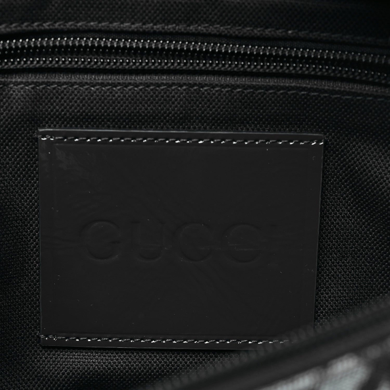 Gucci Denim Monogram Web Belt Bag Blue Multicolor