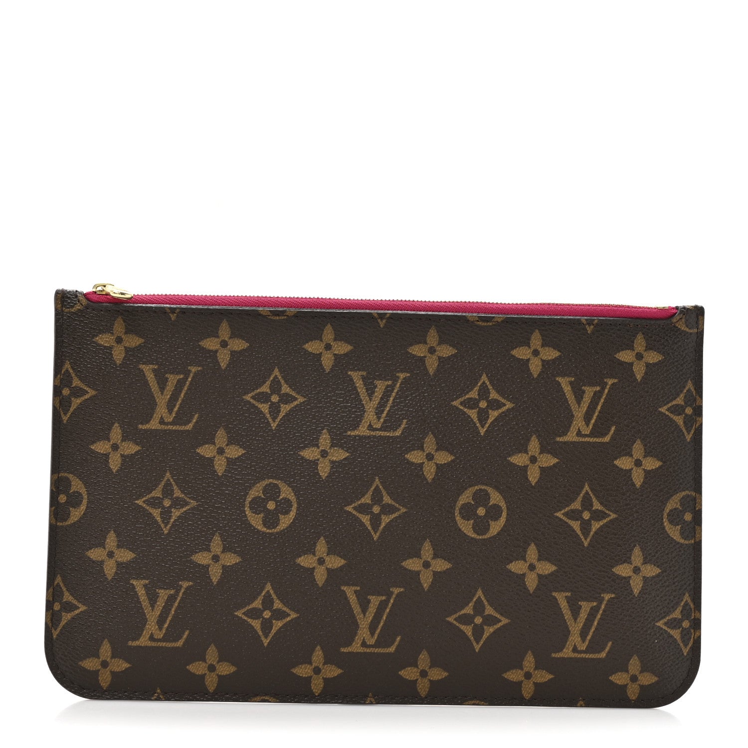 Louis Vuitton Monogram Neverfull MM GM Pochette Pivoine