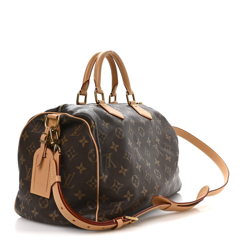Louis Vuitton Calfskin Monogram Speedy P9 Bandouliere 40