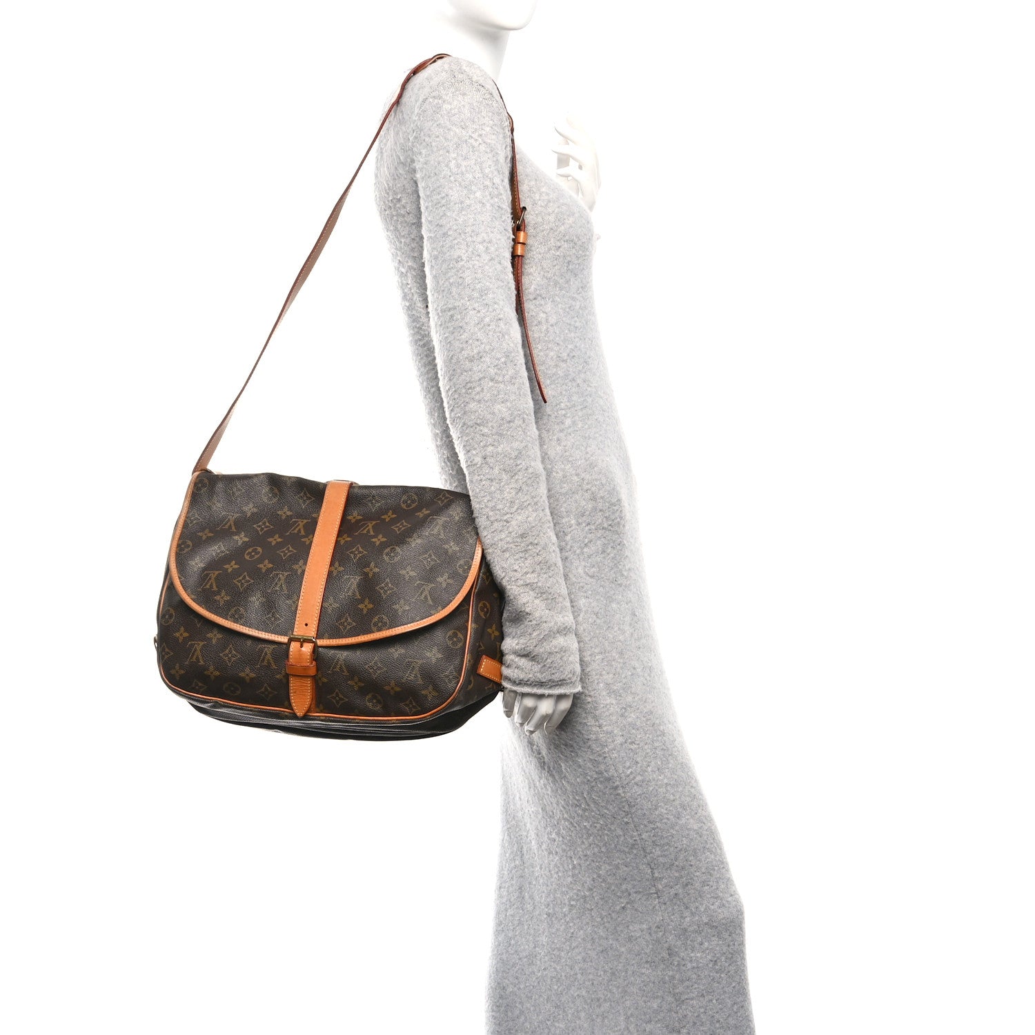 Louis Vuitton Monogram Saumur 35