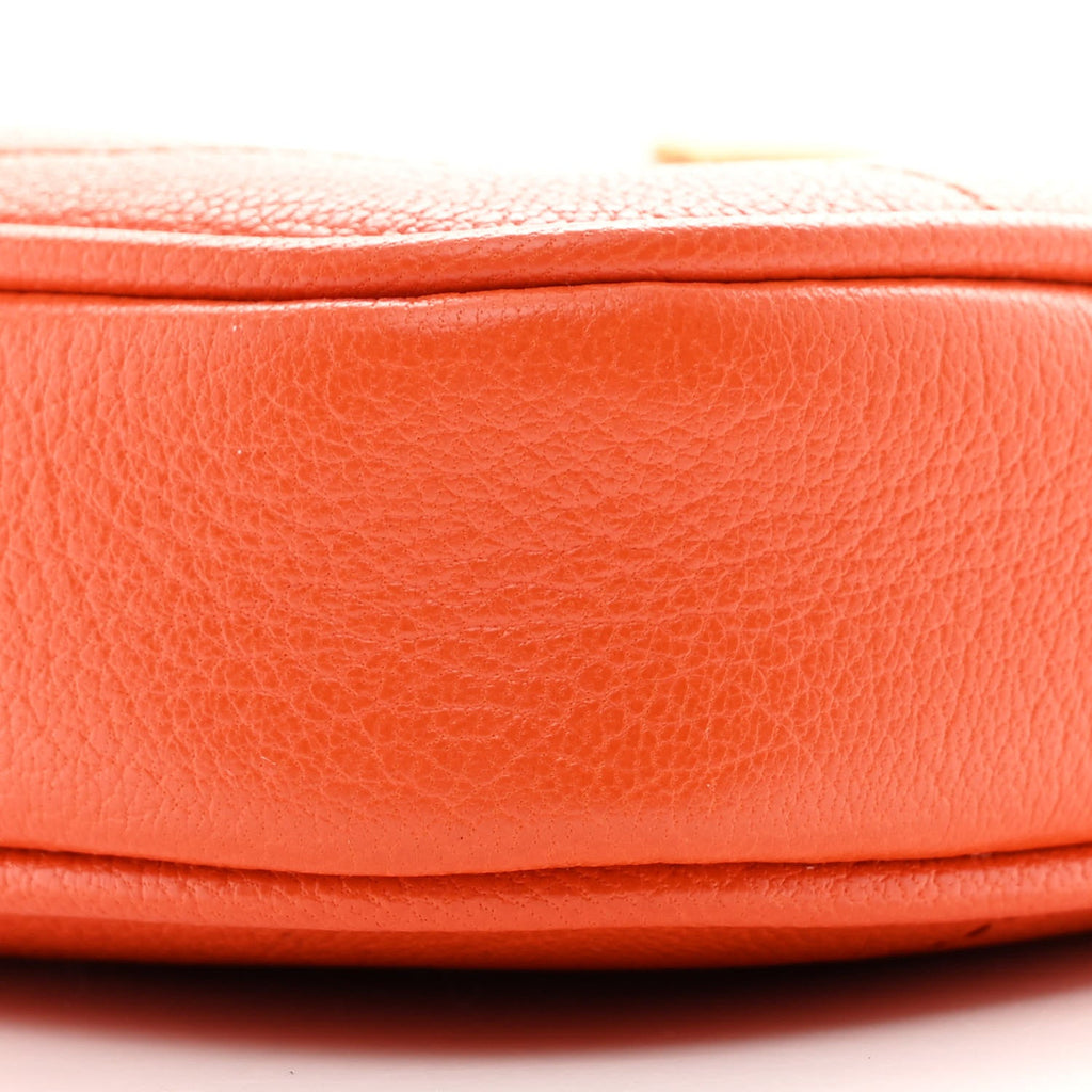 Gucci Goatskin Mini Aphrodite Shoulder Bag Orange