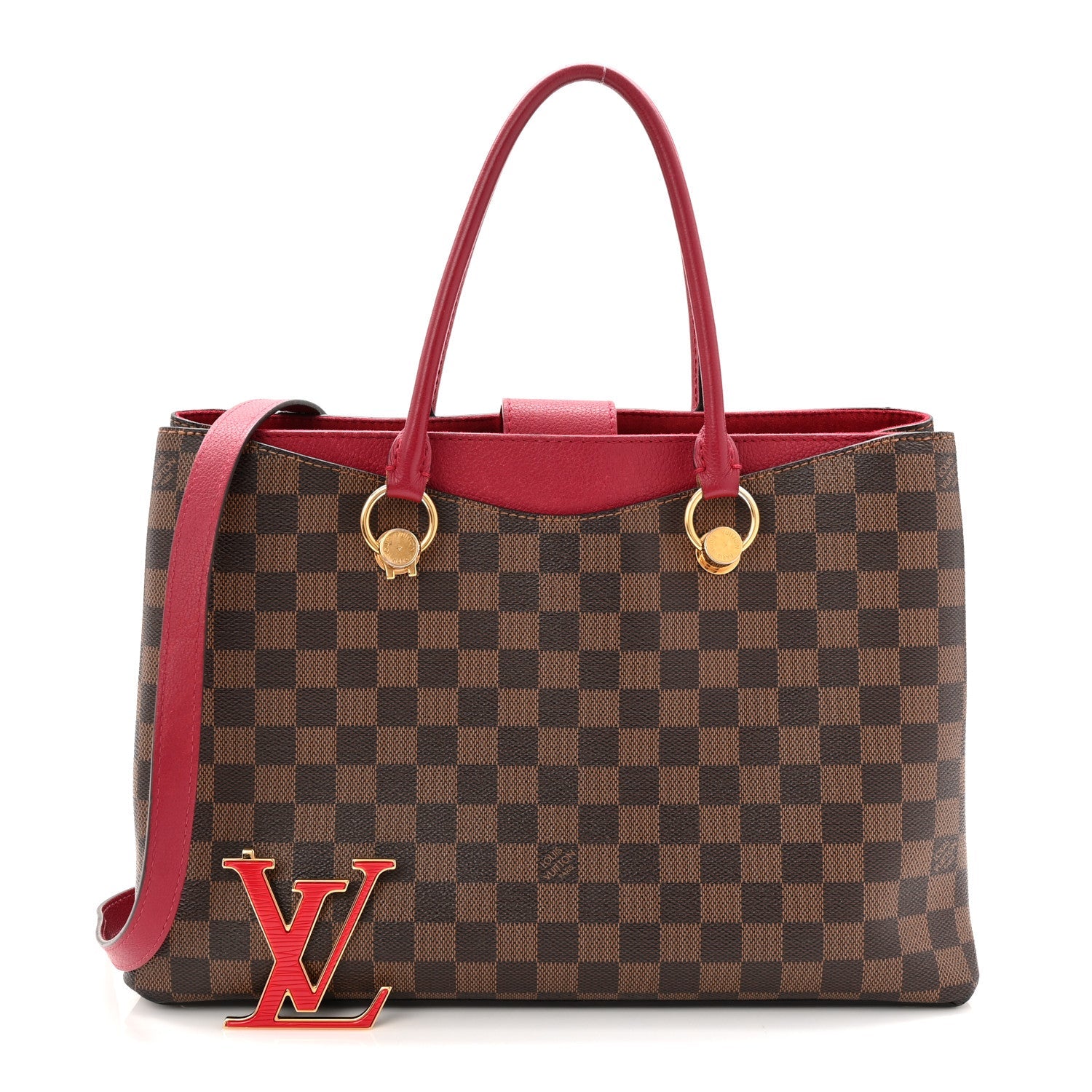 Louis Vuitton Damier Ebene LV Riverside Lie De Vin