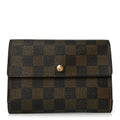 Louis Vuitton Damier Ebene Porte Tresor Etui Papier Wallet