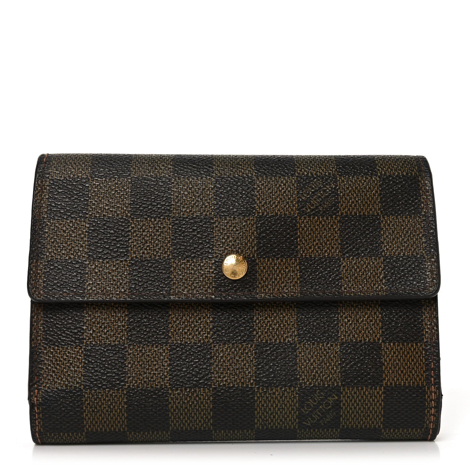 Louis Vuitton Damier Ebene Porte Tresor Etui Papier Wallet