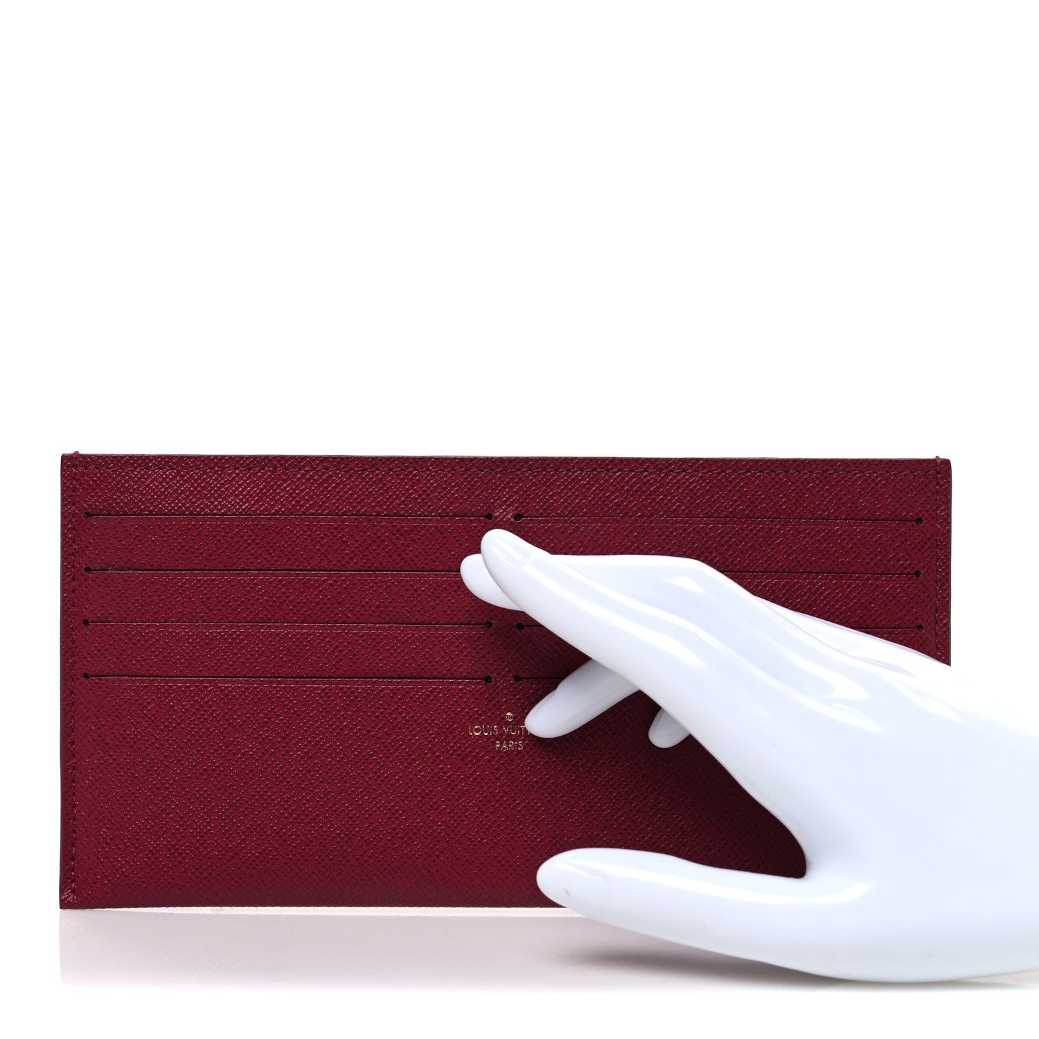 Louis Vuitton Calfskin Felicie Card Holder Insert Fuchsia