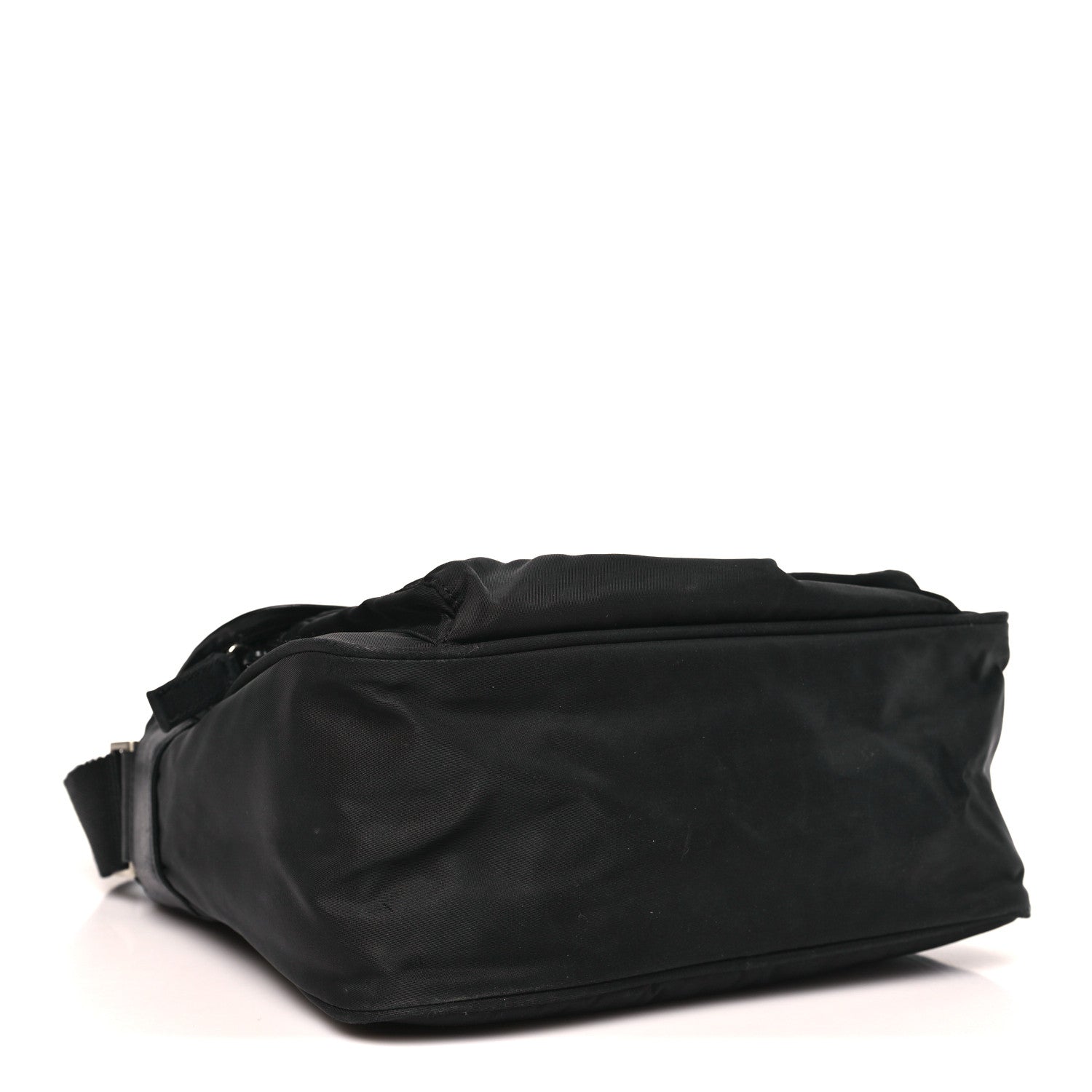 Prada Nylon Vela Messenger Black
