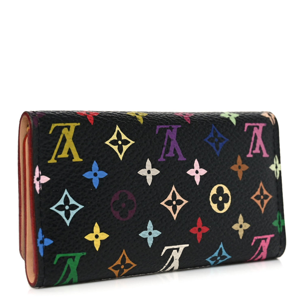 Louis Vuitton Monogram Multicolor Multicles 4 Key Holder Black