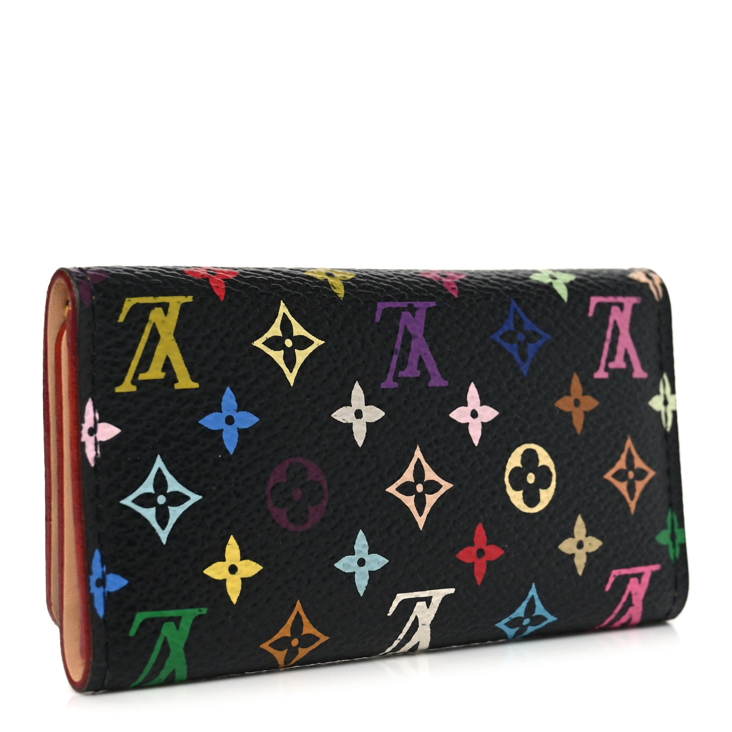 Louis Vuitton Monogram Multicolor Multicles 4 Key Holder Black