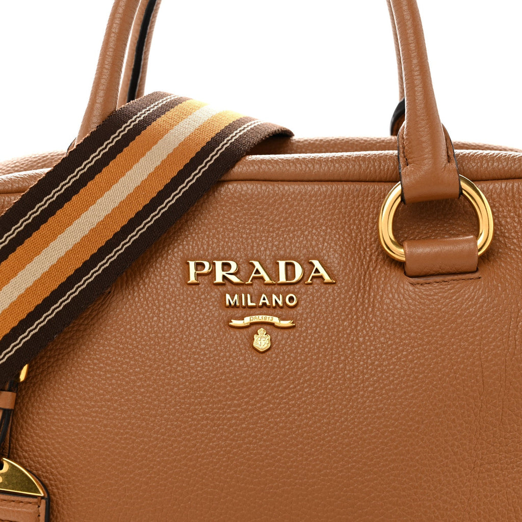Prada Vitello Phenix Bauletto Caramel