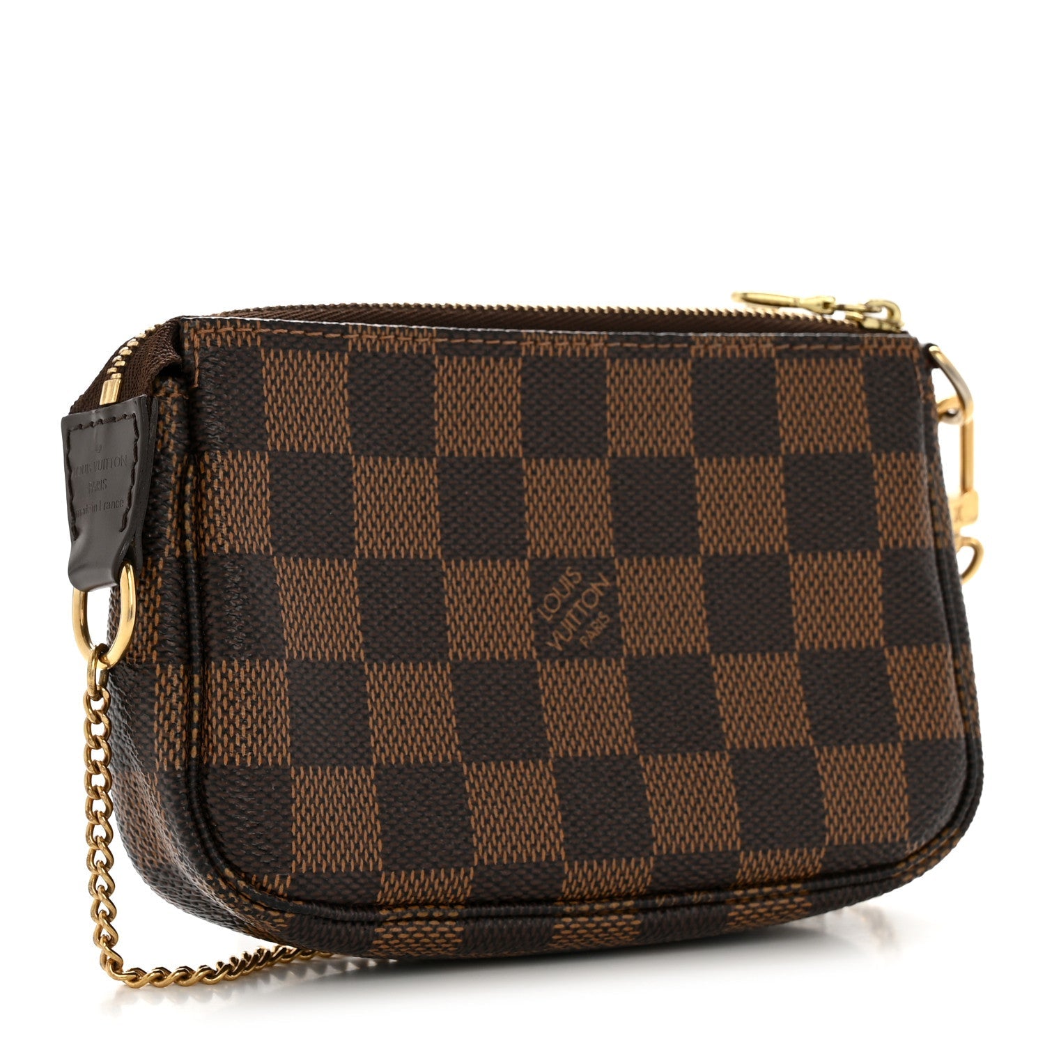Louis Vuitton Damier Ebene Complice Trunks and Bags Mini Pochette Accessories Red