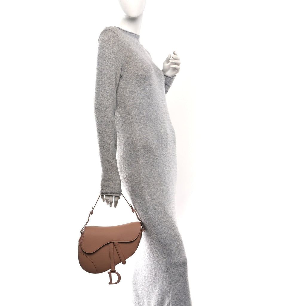 Christian Dior Ultra Matte Calfskin Saddle Bag Blush