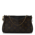 Louis Vuitton Monogram Pallas Clutch Black