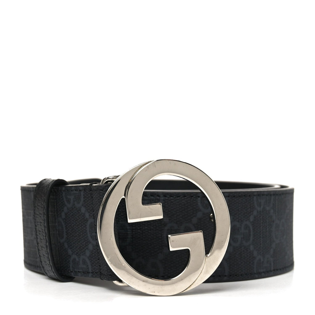 Gucci GG Supreme Monogram Blondie 40mm Belt 85 34 Black