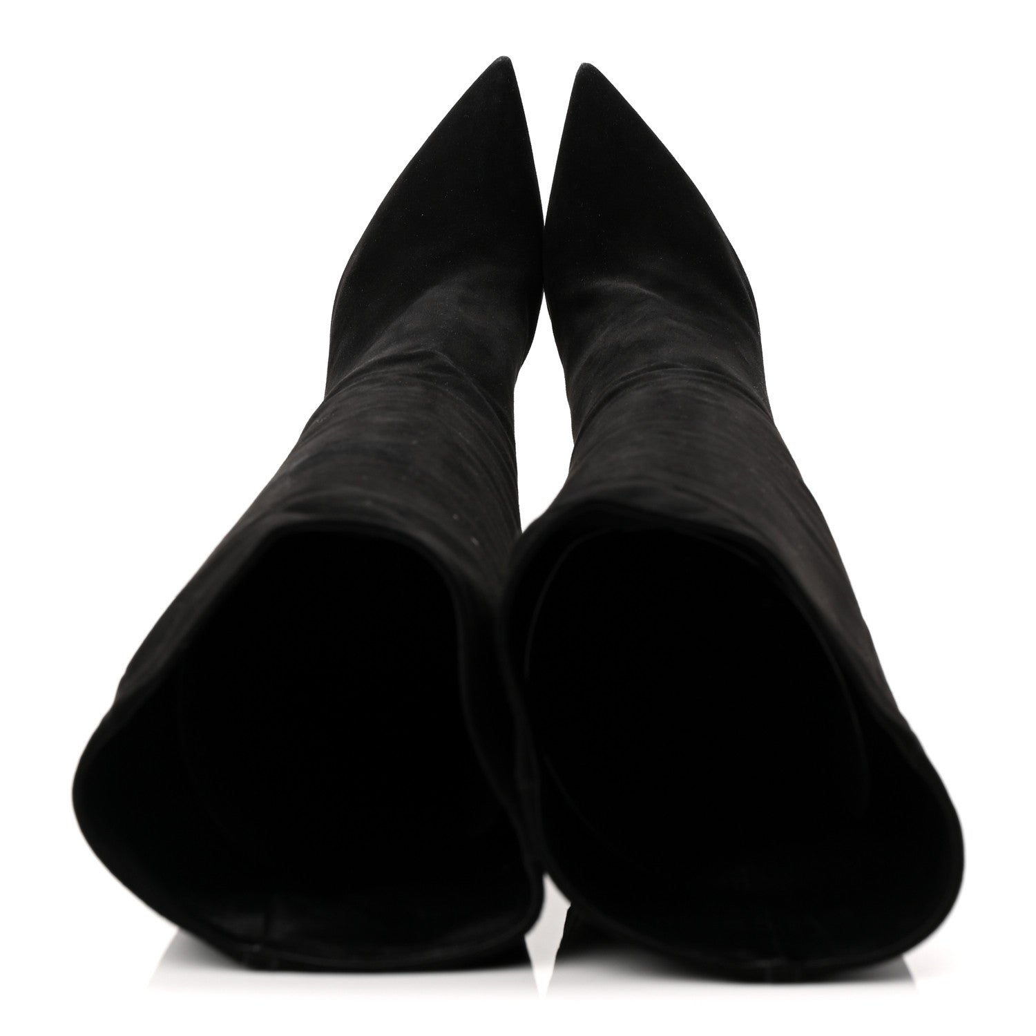 Louis Vuitton Suede High Boots 41 Black
