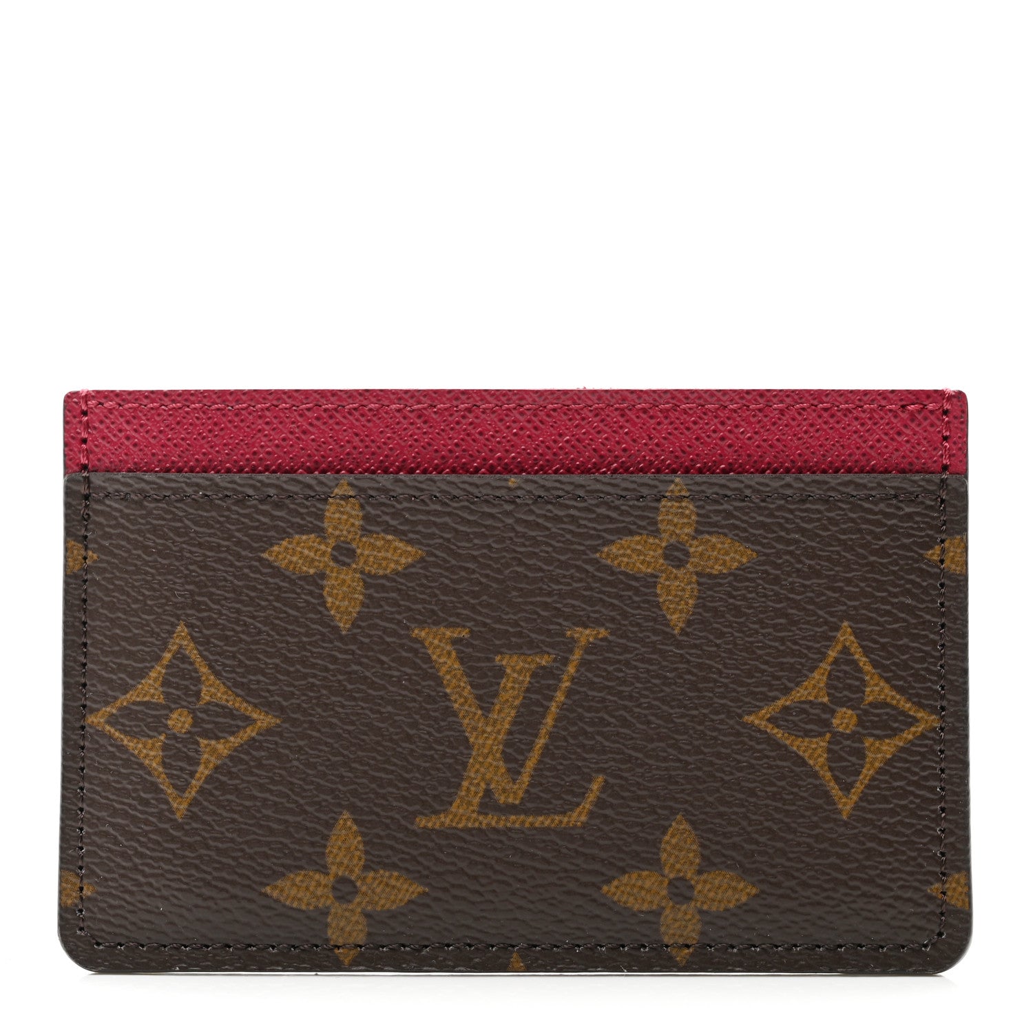 Louis Vuitton Monogram Card Holder Fuchsia