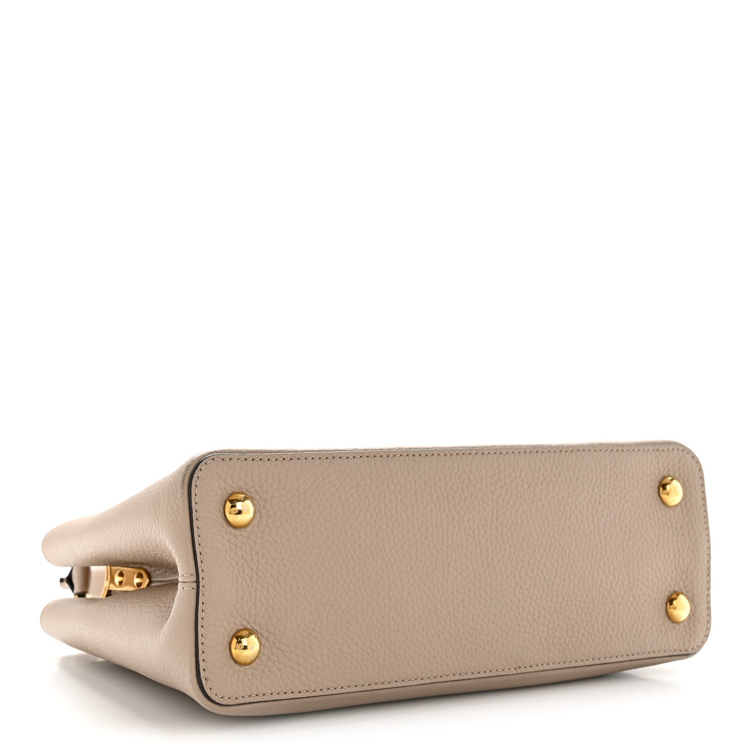 Louis Vuitton Taurillon Capucines PM Galet