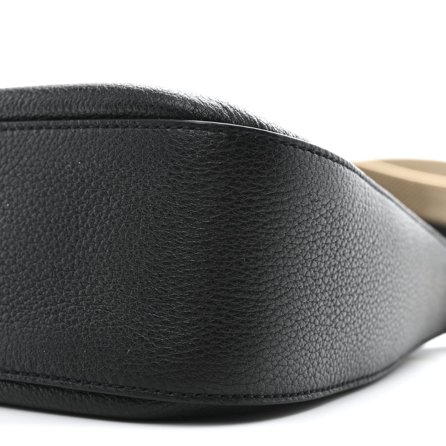 Prada Vitello Daino Soft Zippered Hobo Shoulder Bag Black