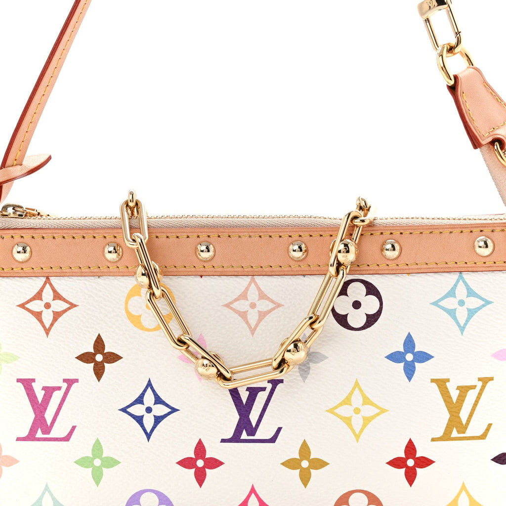 Louis Vuitton LV X TM Monogram Multicolor Pochette Accessories White