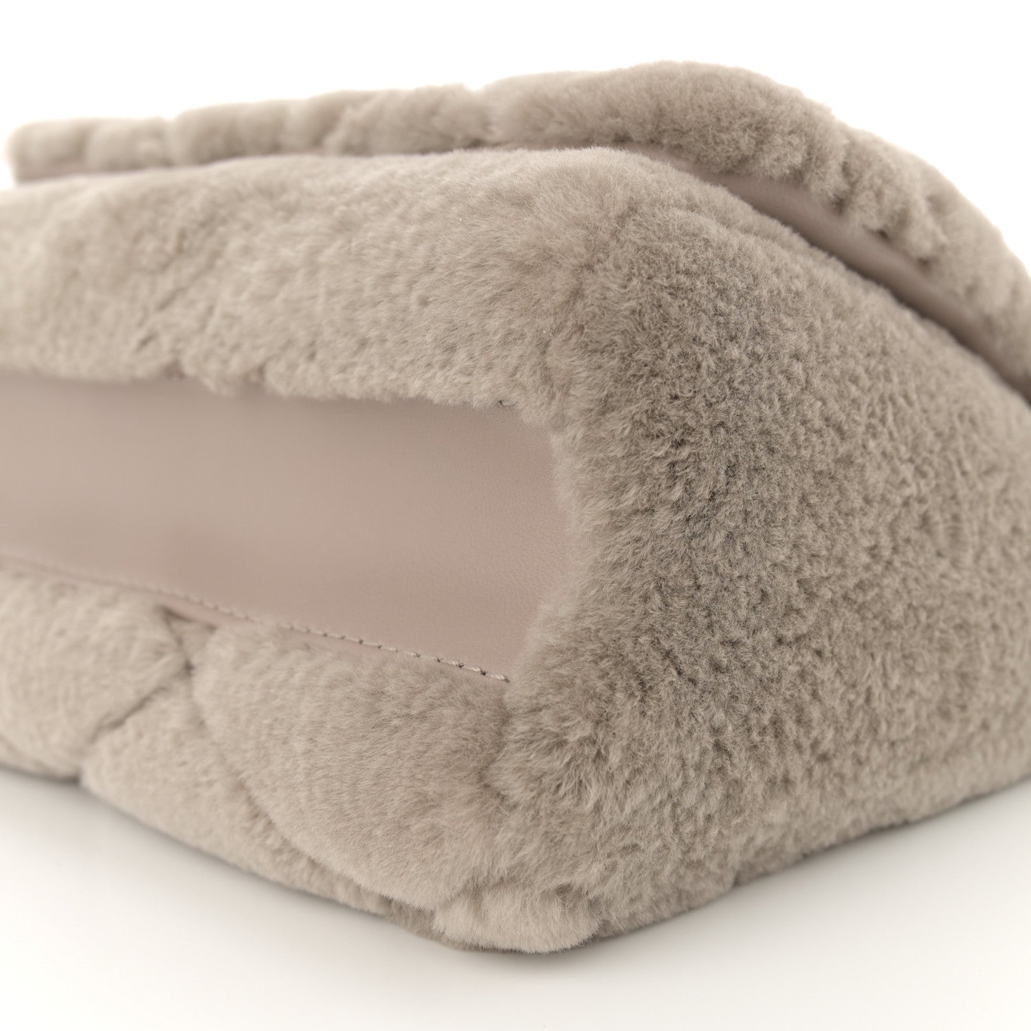 Louis Vuitton Shearling Malletage Top Handle GO-14 PM Grey