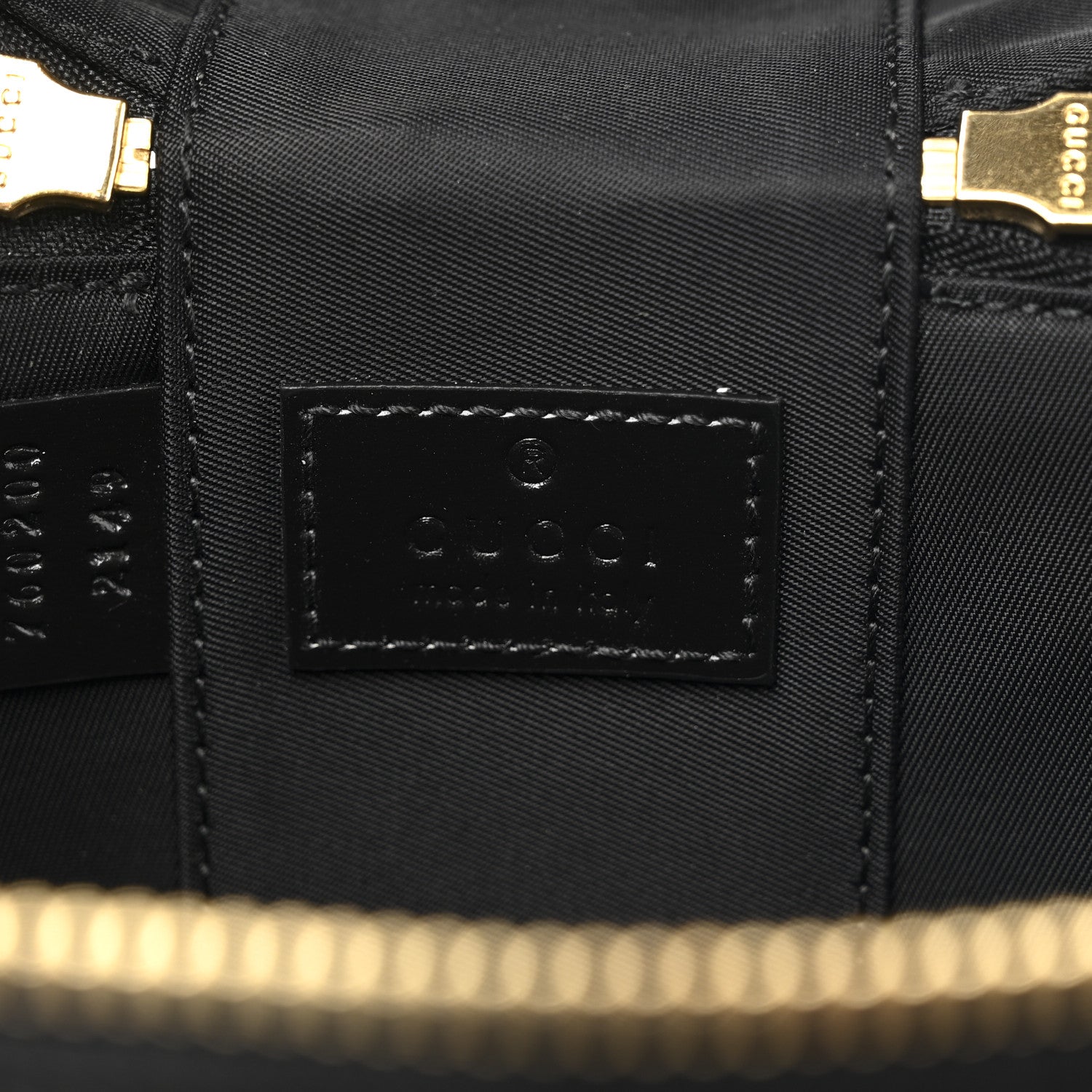 Gucci Calfskin Mini Bamboo Top Handle Shoulder Bag Black