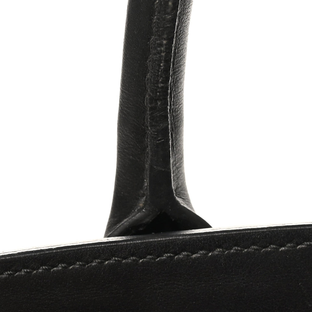 Prada Saffiano City Calfskin Medium Bibliothèque Top Handle Black Fuoco