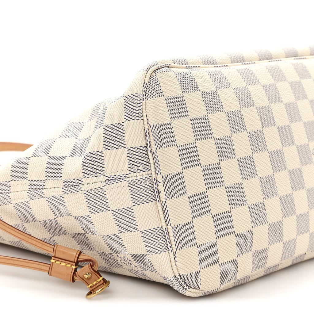 Louis Vuitton Damier Azur Neo Neverfull MM Rose Ballerine