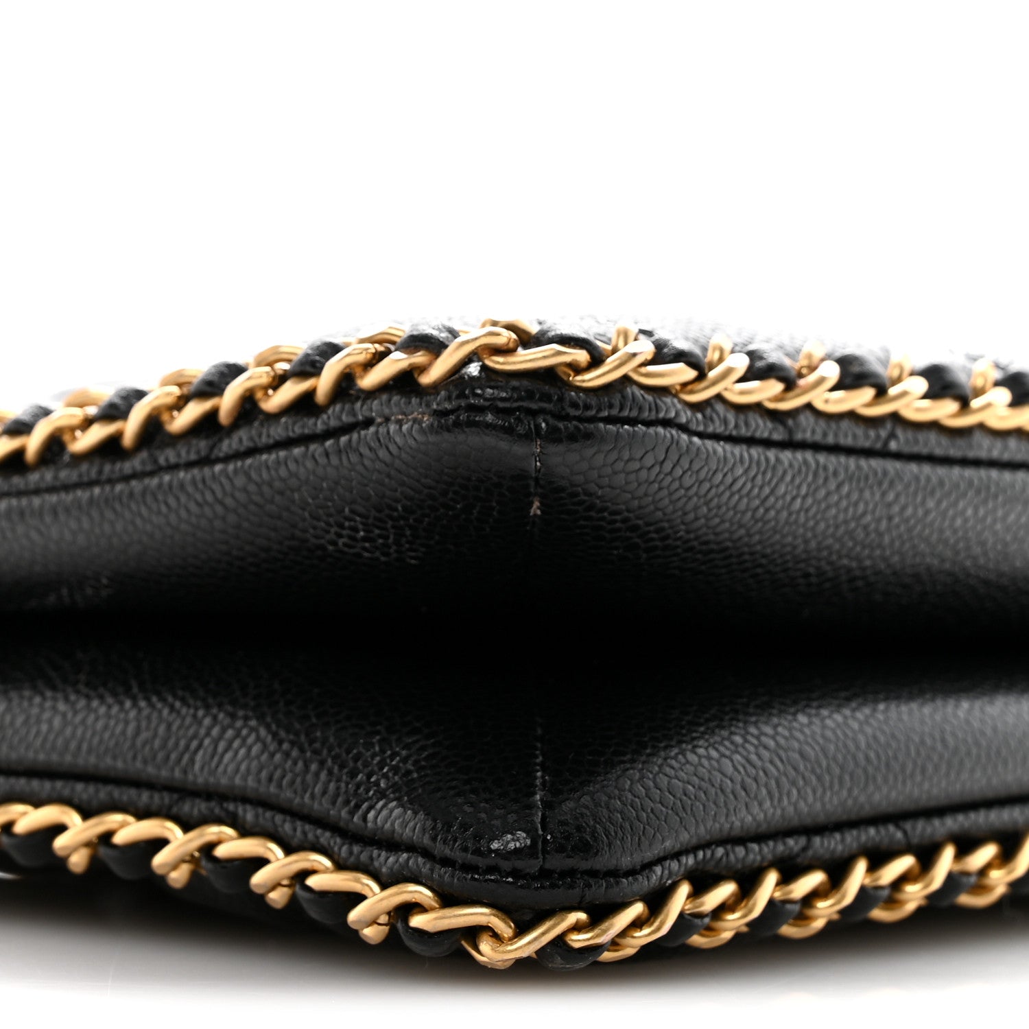 Chanel Caviar Quilted Mini Never Ending Chain Tote Black