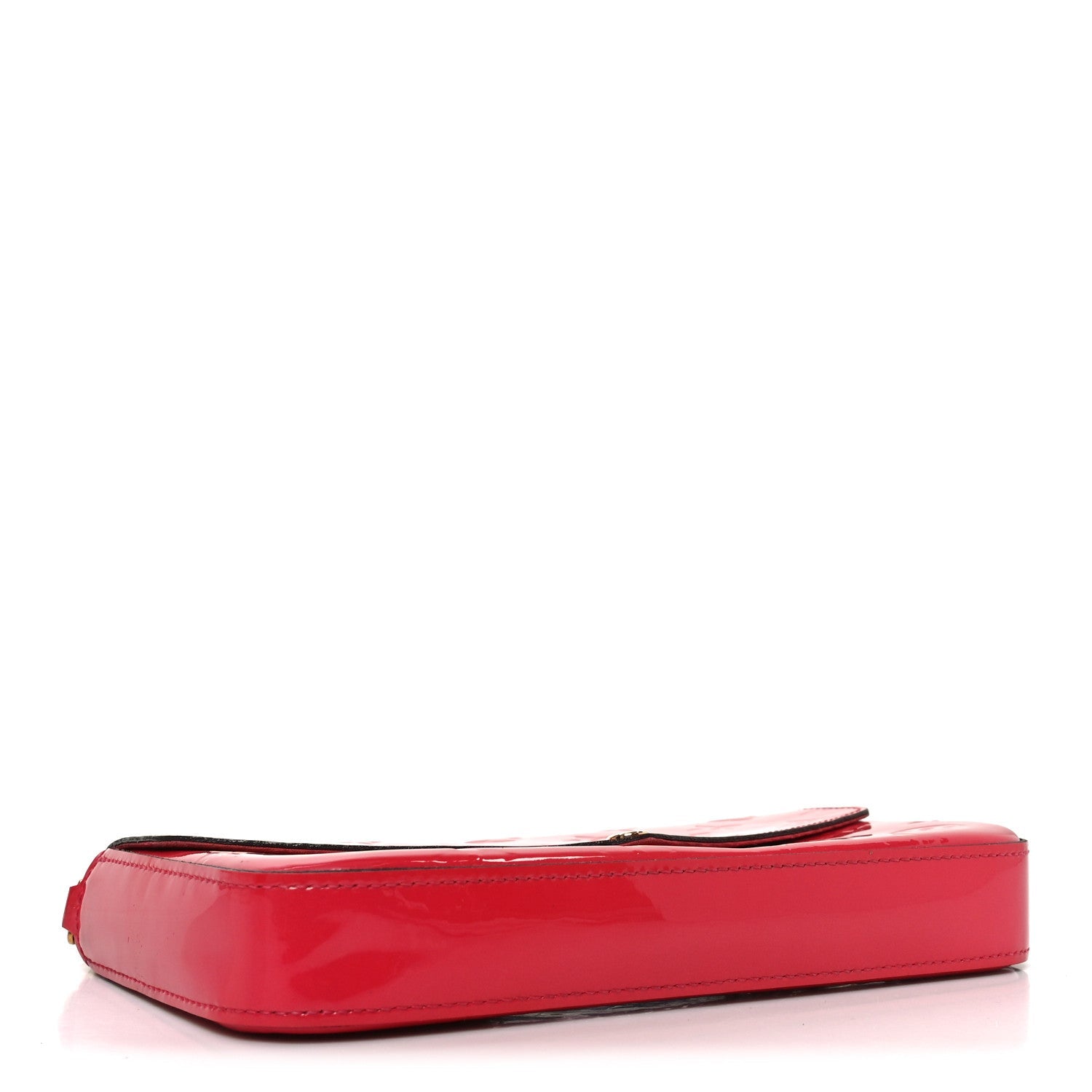 Louis Vuitton Vernis Felicie Pochette Chain Wallet Hot Pink