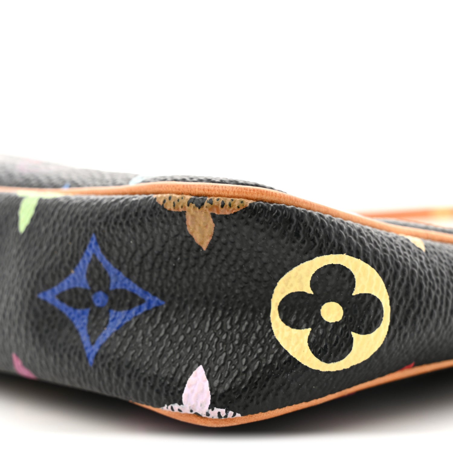 Louis Vuitton Monogram Multicolor Pochette Accessories Black