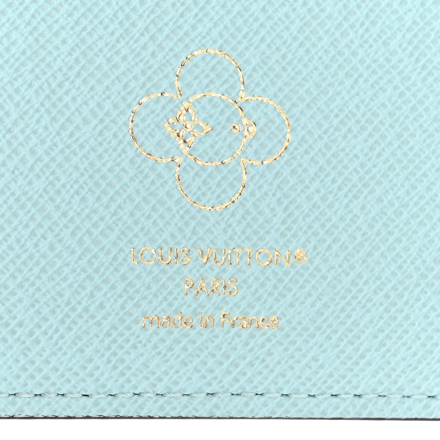 Louis Vuitton Monogram 2025 Christmas Animation Passport Cover Azur Frost