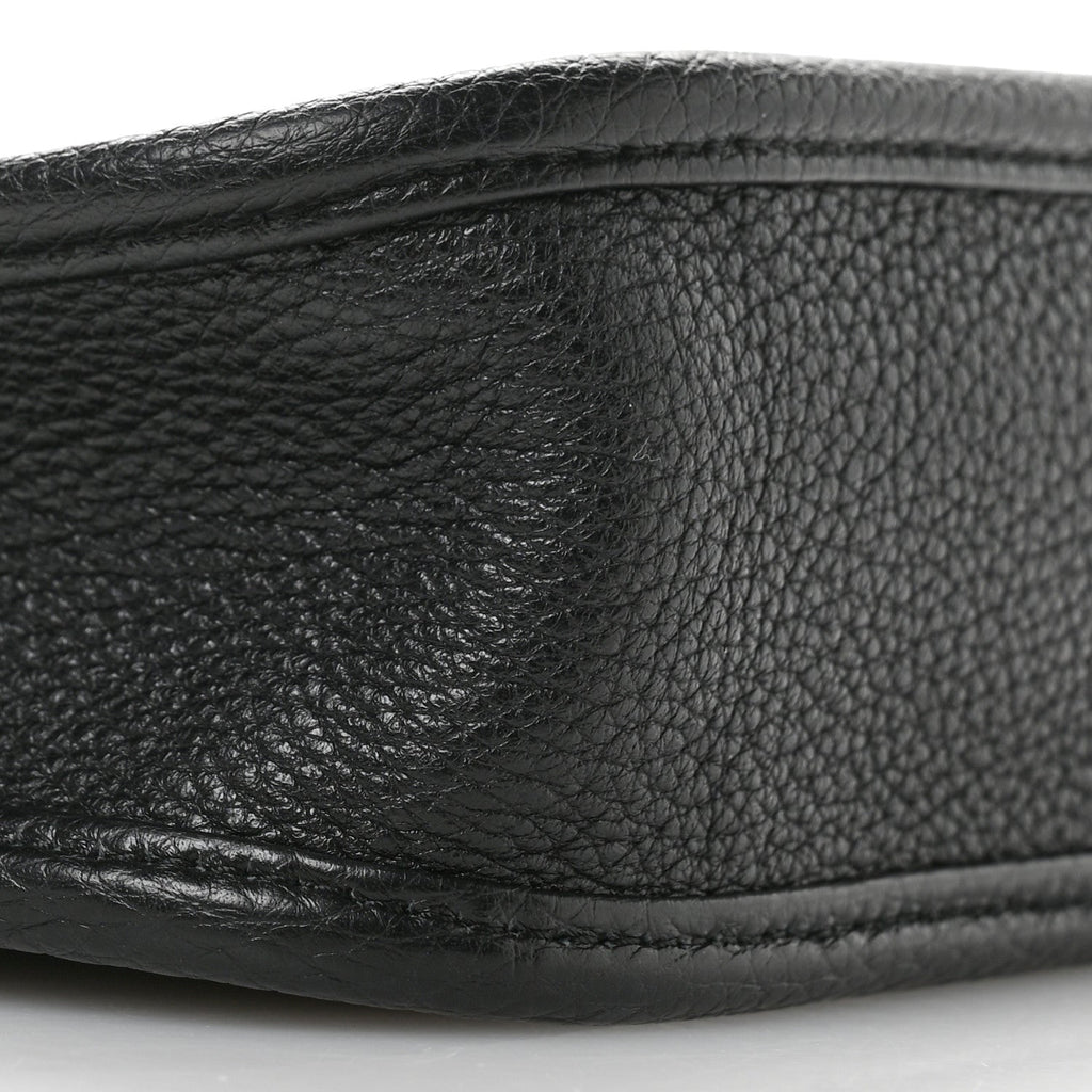 Prada Vitello Daino Soft Mini Hobo Messenger Bag Black