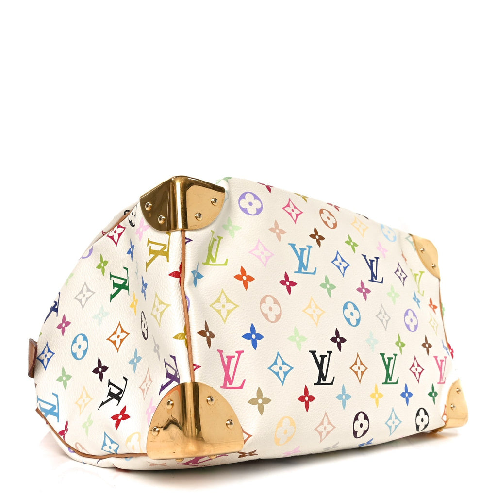 Louis Vuitton Monogram Multicolor Speedy 30 White
