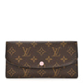 Louis Vuitton Monogram Emilie Wallet Rose Ballerine