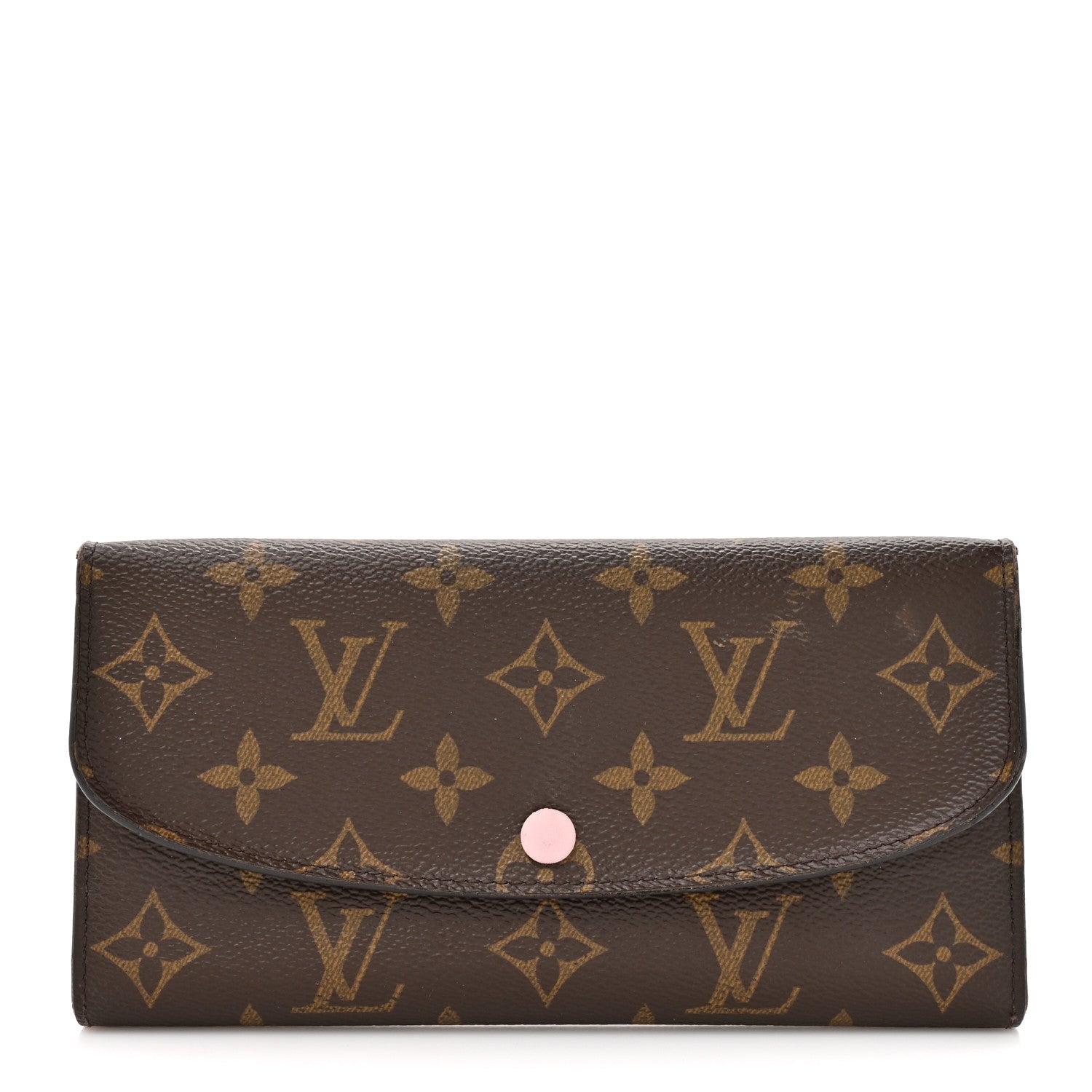 Louis Vuitton Monogram Emilie Wallet Rose Ballerine
