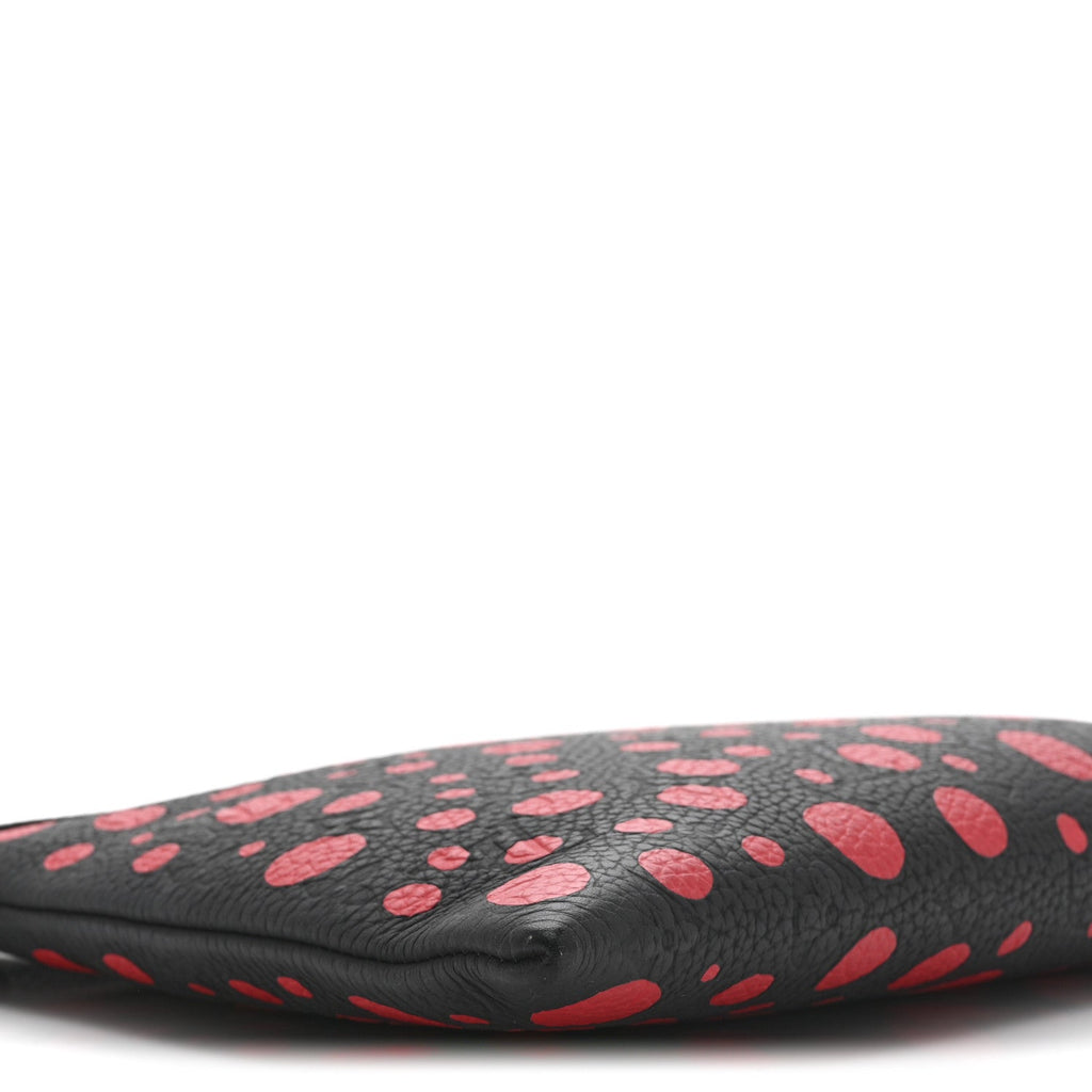 Louis Vuitton LV X YK Taurillon Monogram Pochette To-Go Black Red