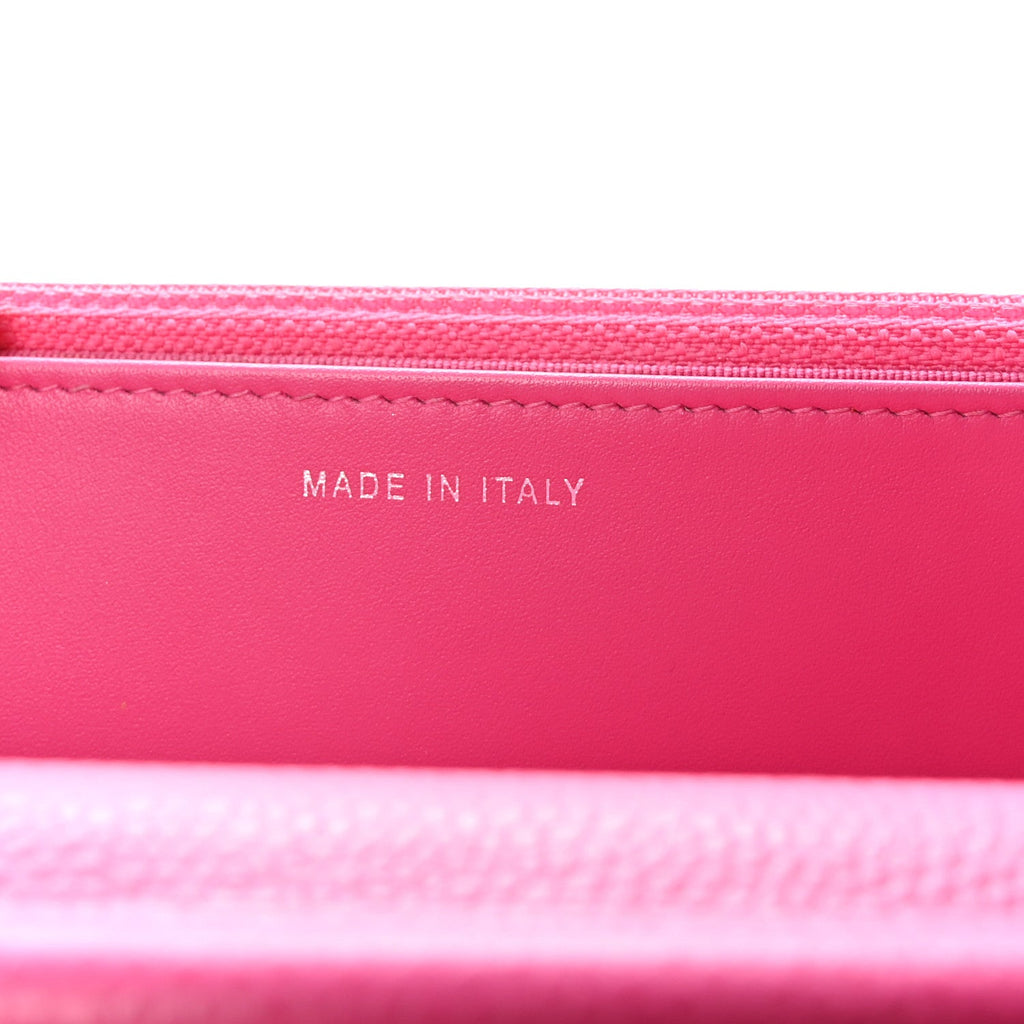 Chanel Caviar Quilted Wallet on Chain WOC Pink