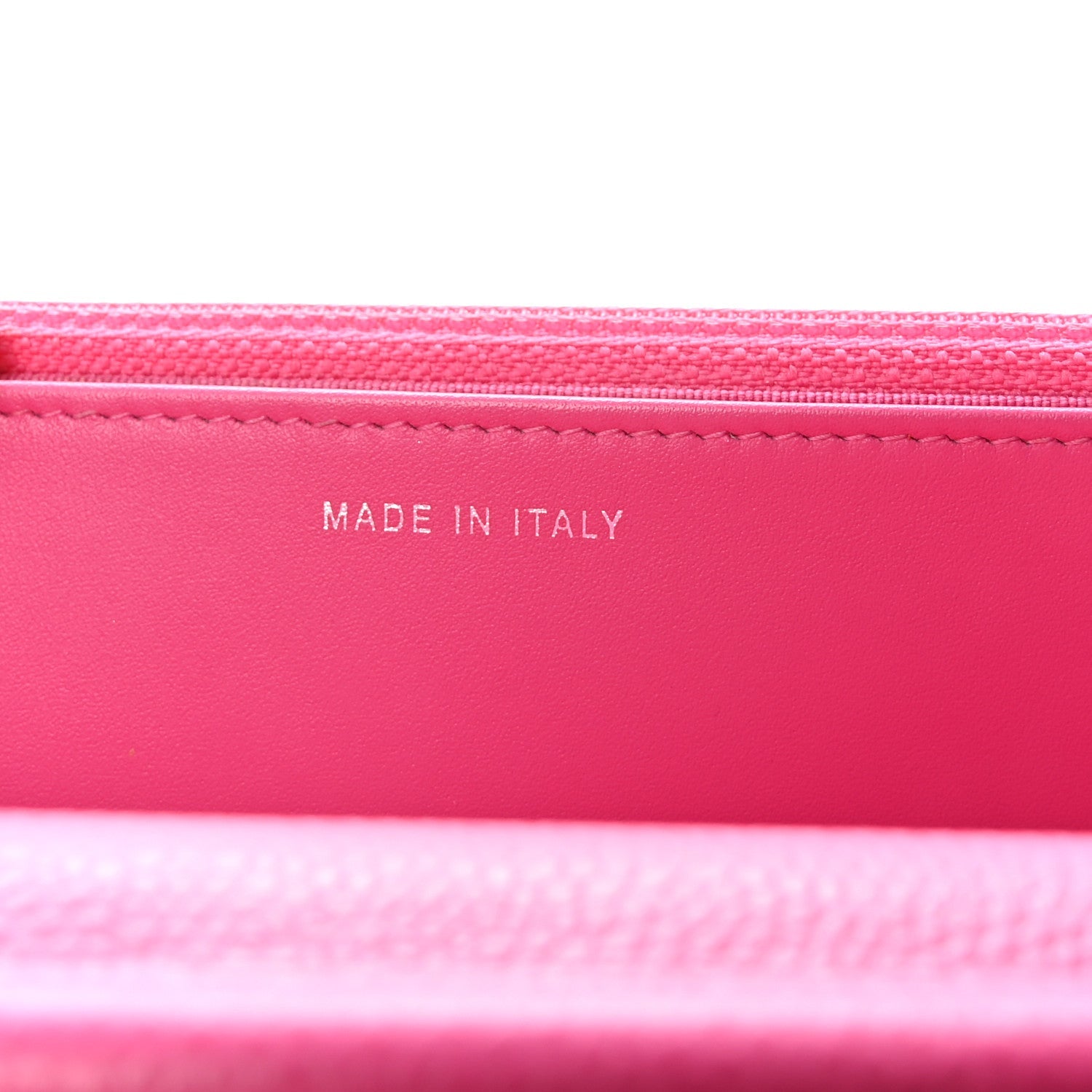 Chanel Caviar Quilted Wallet on Chain WOC Pink