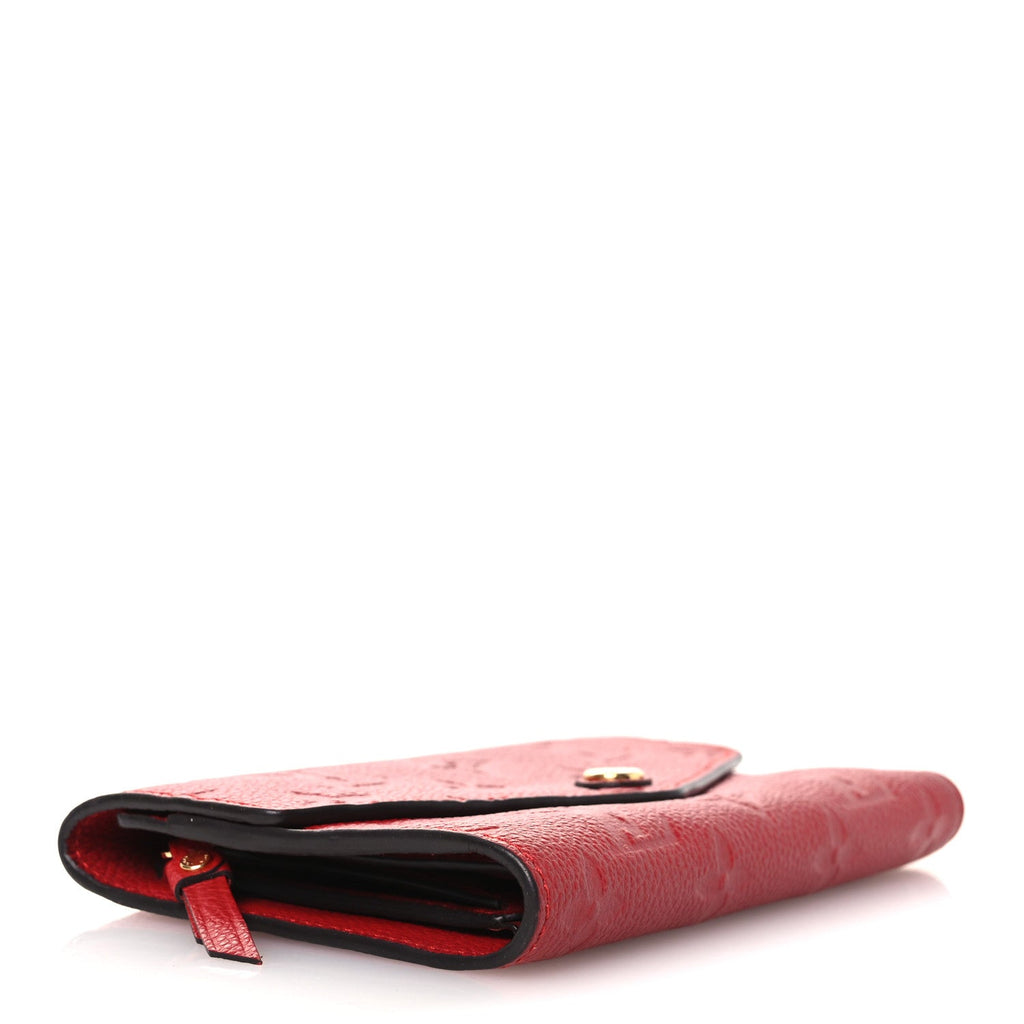 Louis Vuitton Empreinte Compact Curieuse Wallet Cherry