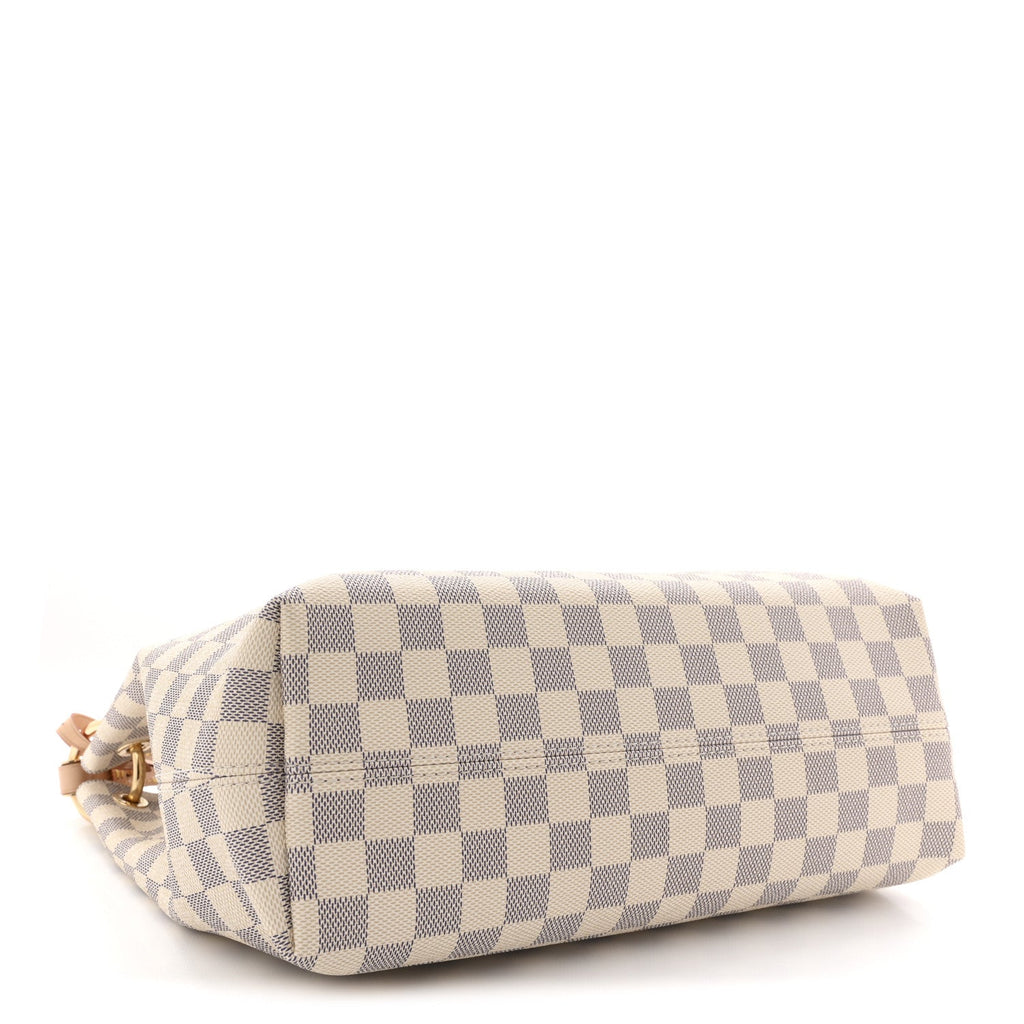 Louis Vuitton Damier Azur Graceful PM Rose Ballerine